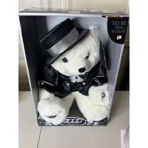 Vintage Kmart New Years Bear 2000 Millennium Edition 18" Plays Count Down! NEW!